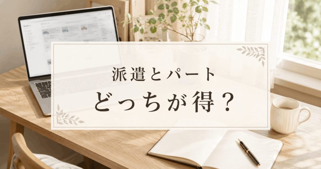 薬剤師の派遣とパートの求人を見比べるコグレハルコ