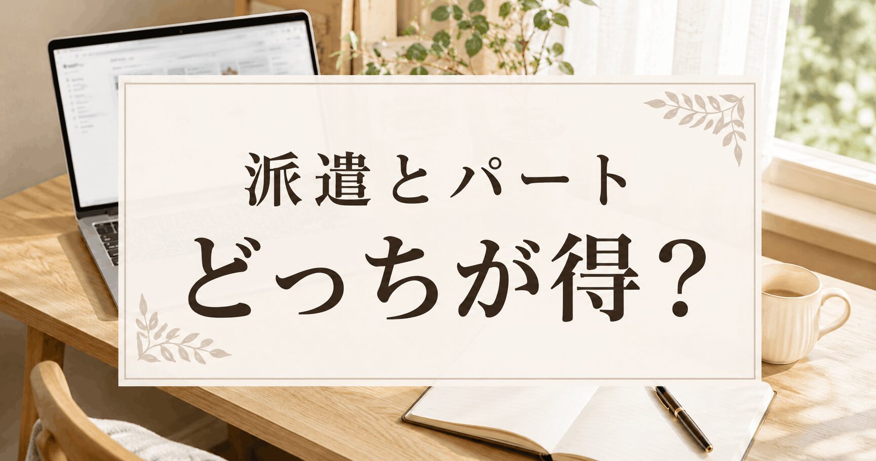 薬剤師の派遣とパートの求人を見比べるコグレハルコ
